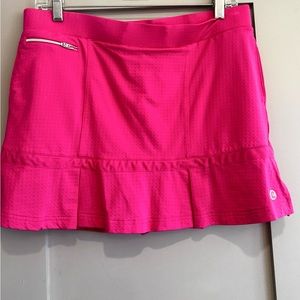 Bette and Court | Pink Pleated Tennis / Golf Skort, Size Medium ⛳️ 🎾